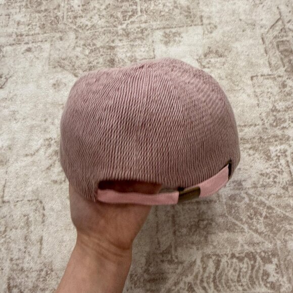 Wyeth Hat Cap Strap Back Pink Knit Baseball Style Adjustable Womens Casual - Picture 4 of 9